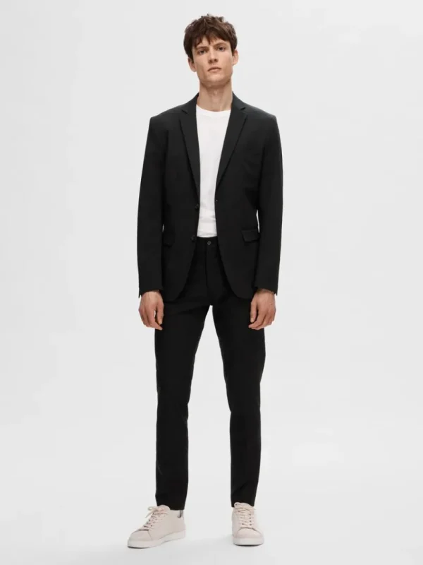Jakkesæt & Blazers>SELECTED SLIM FIT BLAZER Black