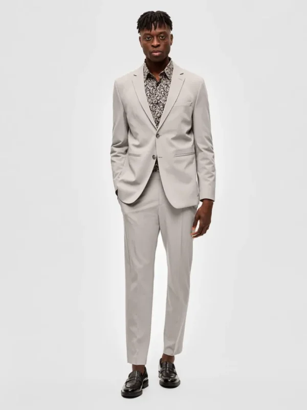 Jakkesæt & Blazers>SELECTED SLIM FIT BLAZER Beige