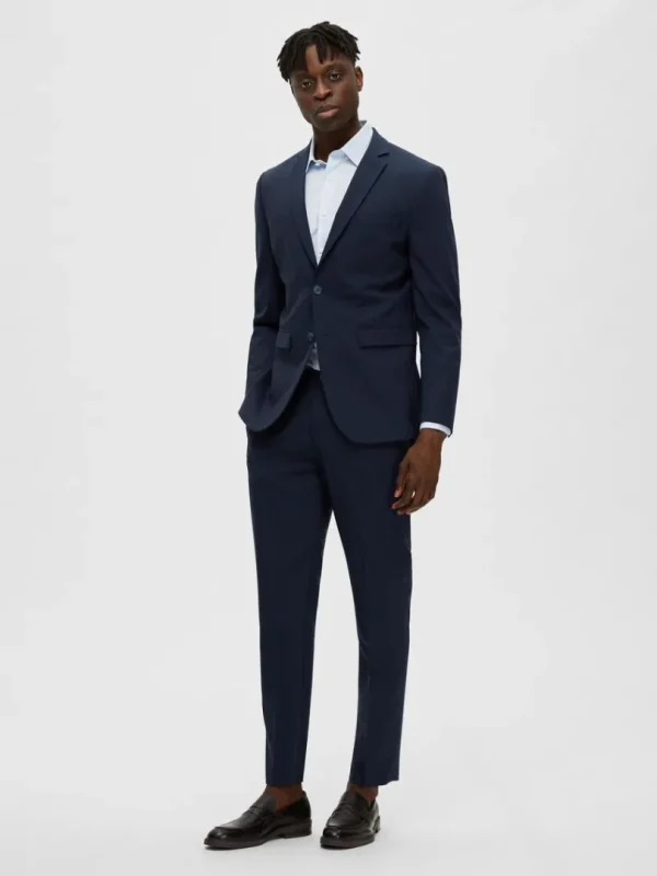 Jakkesæt & Blazers>SELECTED SLIM FIT BLAZER Blue