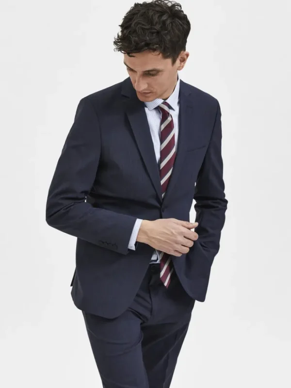 Jakkesæt & Blazers>SELECTED SLIM FIT BLAZER Blue