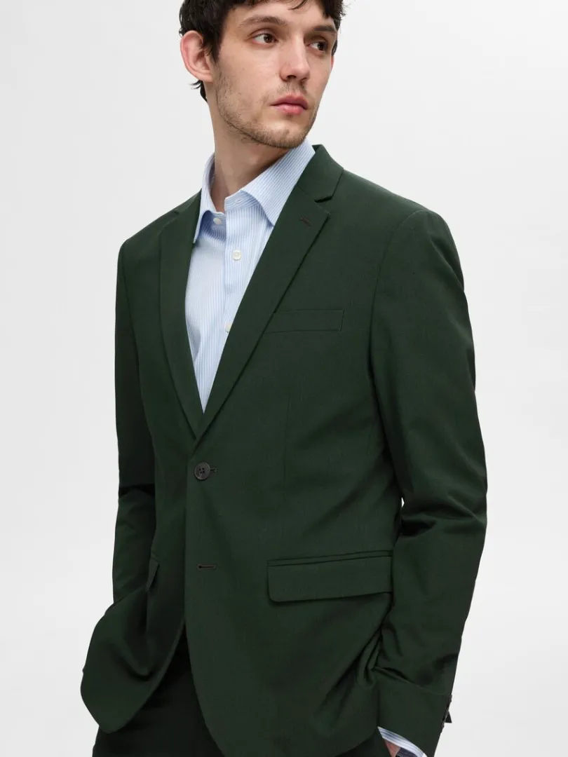 slim_fit_blazer_2-9.webp Jakkesæt & Blazers>SELECTED SLIM FIT BLAZER Green