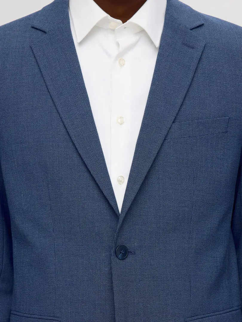 slim_fit_blazer_3-11.webp Jakkesæt & Blazers>SELECTED SLIM FIT BLAZER Blue