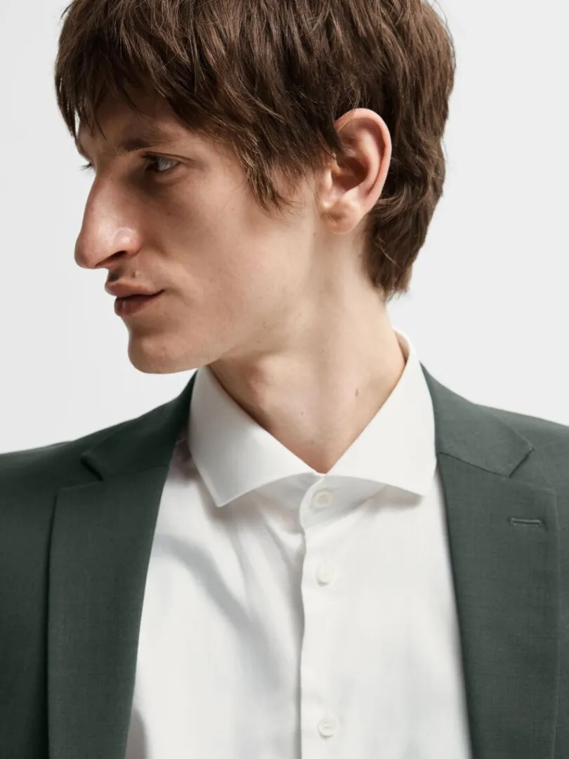 slim_fit_blazer_3-13.webp Jakkesæt & Blazers>SELECTED SLIM FIT BLAZER Green