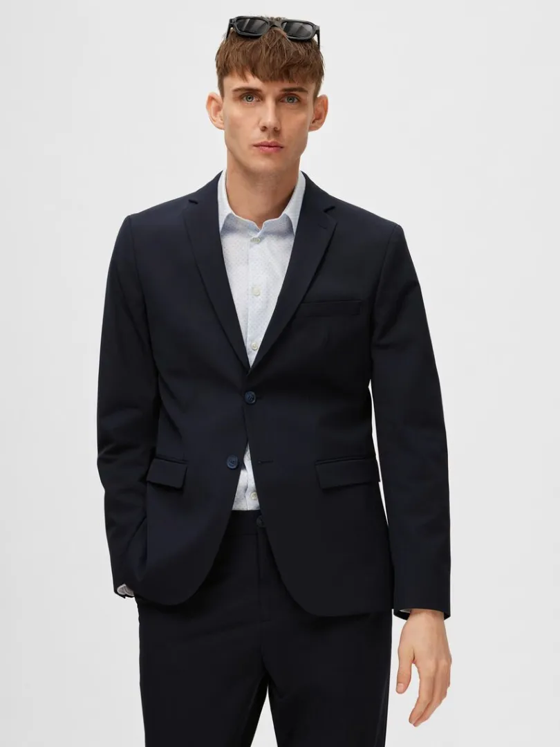 slim_fit_blazer_3-16.webp Jakkesæt & Blazers>SELECTED SLIM FIT BLAZER Blue