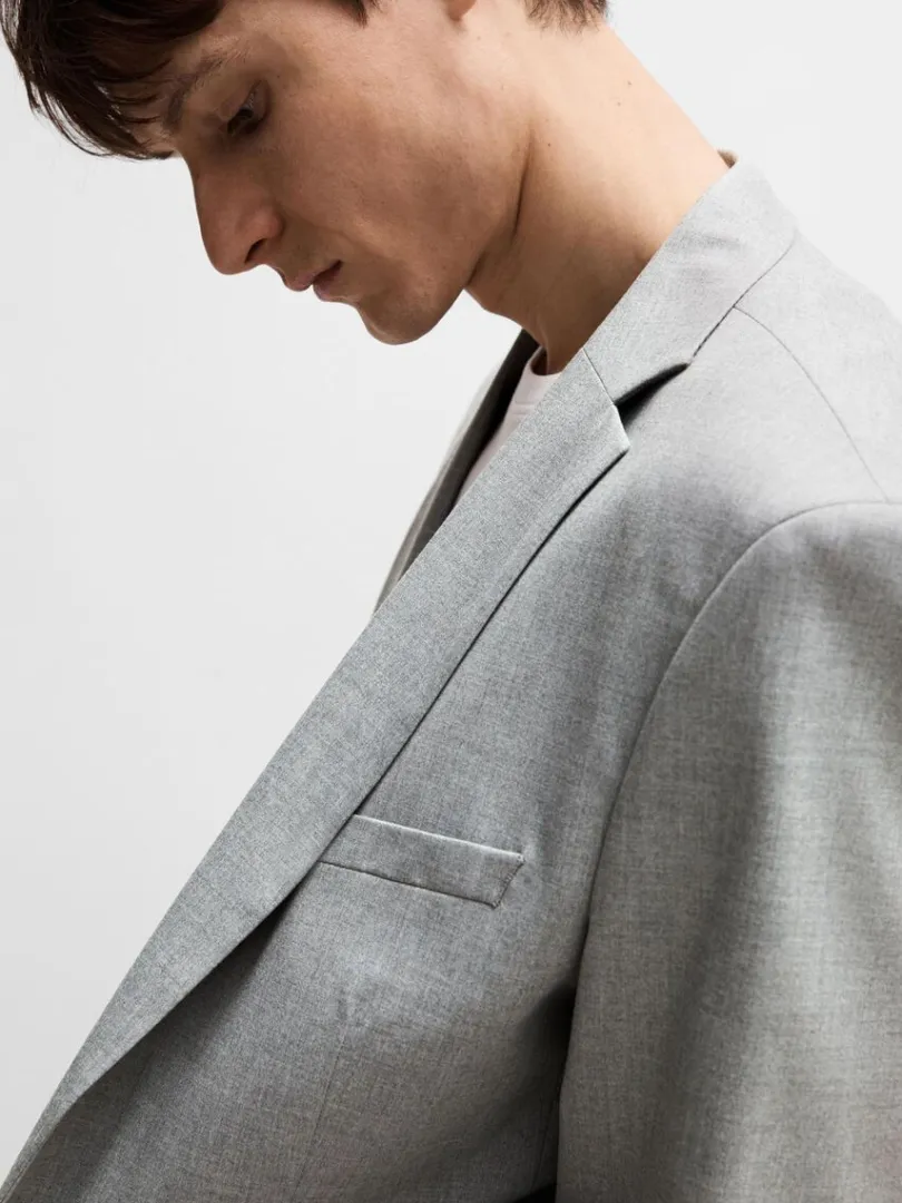 slim_fit_blazer_3-20.webp Jakkesæt & Blazers>SELECTED SLIM FIT BLAZER Grey