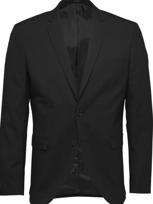 Jakkesæt & Blazers>SELECTED SLIM FIT BLAZER Black