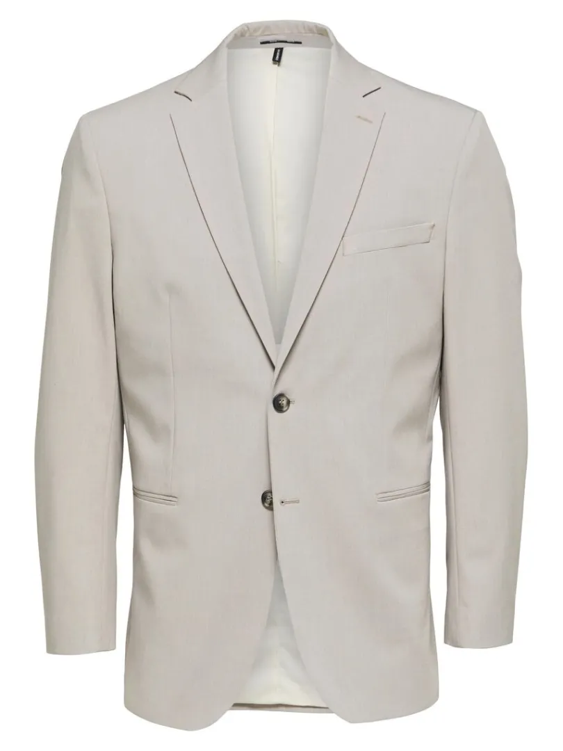 slim_fit_blazer_4-23.webp Jakkesæt & Blazers>SELECTED SLIM FIT BLAZER Beige