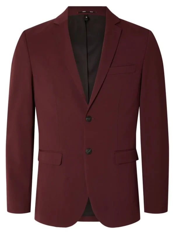 Jakkesæt & Blazers>SELECTED SLIM FIT BLAZER Red
