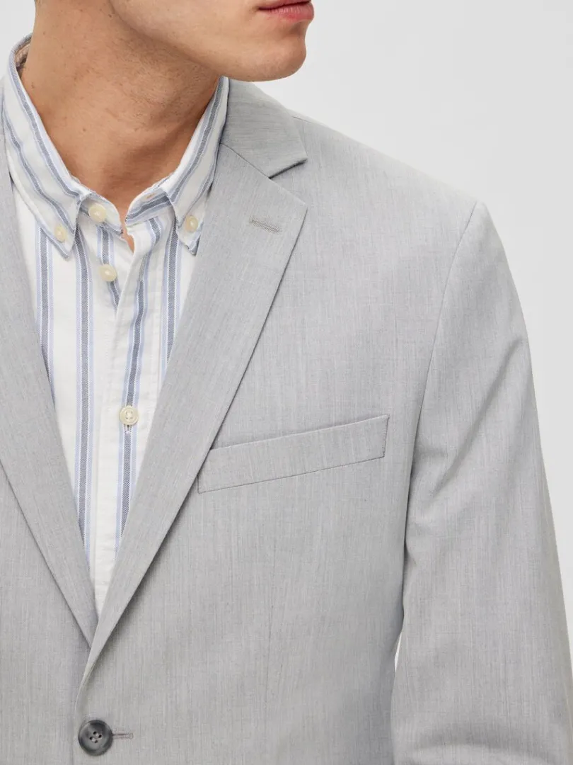 slim_fit_blazer_5-14.webp Jakkesæt & Blazers>SELECTED SLIM FIT BLAZER Grey