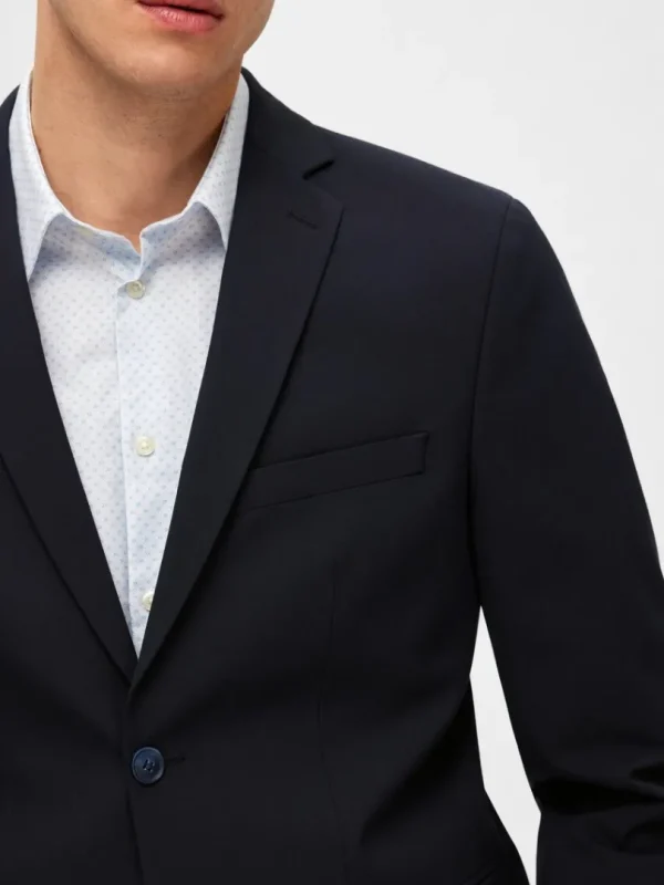 Jakkesæt & Blazers>SELECTED SLIM FIT BLAZER Blue