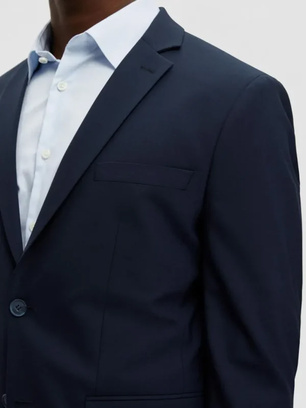 Jakkesæt & Blazers>SELECTED SLIM FIT BLAZER Blue