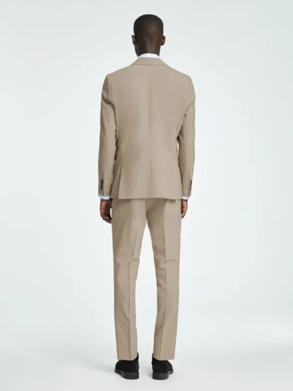 Jakkesæt & Blazers>SELECTED SLIM FIT BLAZER Beige