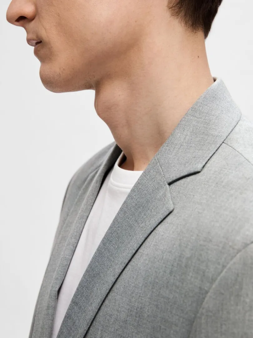slim_fit_blazer_6-4.webp Jakkesæt & Blazers>SELECTED SLIM FIT BLAZER Grey