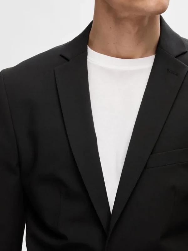 Jakkesæt & Blazers>SELECTED SLIM FIT BLAZER Black