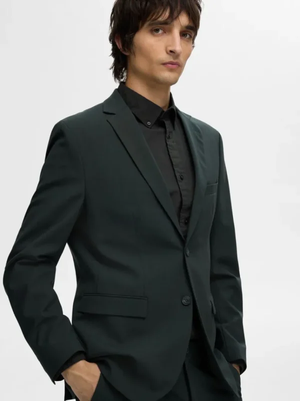 Skjorter>SELECTED SLIM FIT BOMULD SKJORTE Black