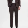Bukser | Jakkesæt & Blazers>SELECTED 175 SLIM FIT BUKSER Brown