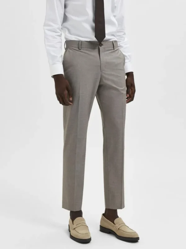 Bukser | Jakkesæt & Blazers>SELECTED SLIM FIT BUKSER Brown