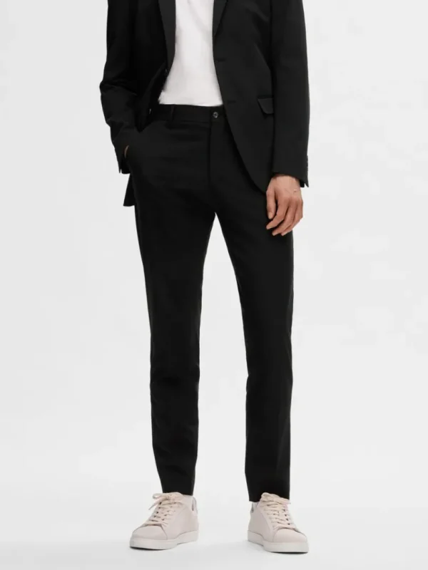 Bukser | Jakkesæt & Blazers>SELECTED SLIM FIT BUKSER Black