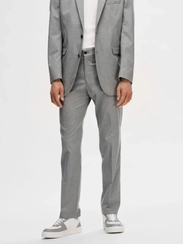 Bukser | Jakkesæt & Blazers>SELECTED SLIM FIT BUKSER Grey