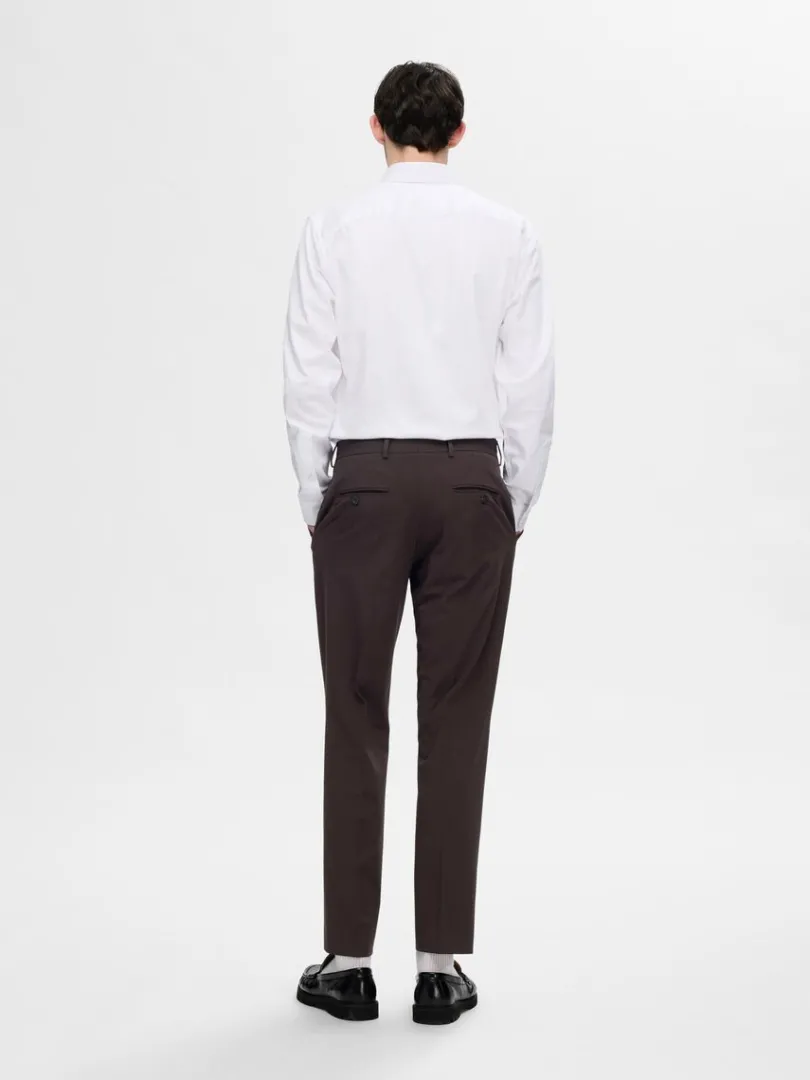 slim_fit_bukser_1-1.webp Bukser | Jakkesæt & Blazers>SELECTED 175 SLIM FIT BUKSER Brown