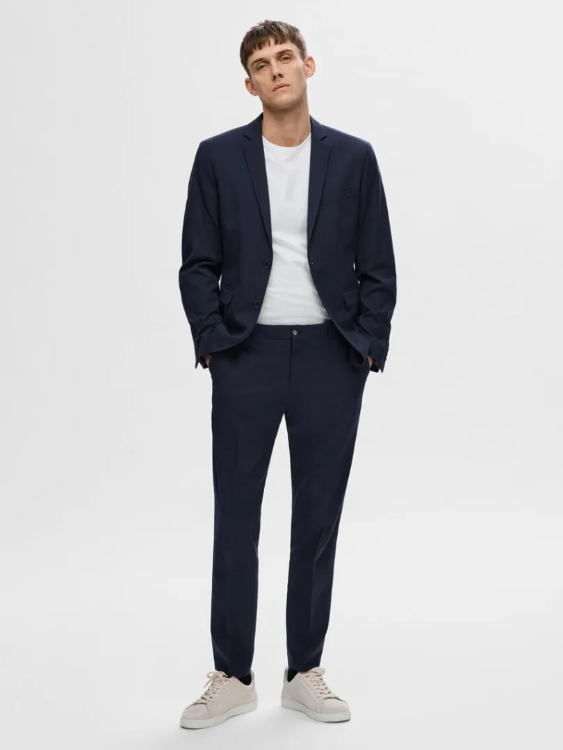 slim_fit_bukser_1-10.webp Bukser | Jakkesæt & Blazers>SELECTED SLIM FIT BUKSER Blue