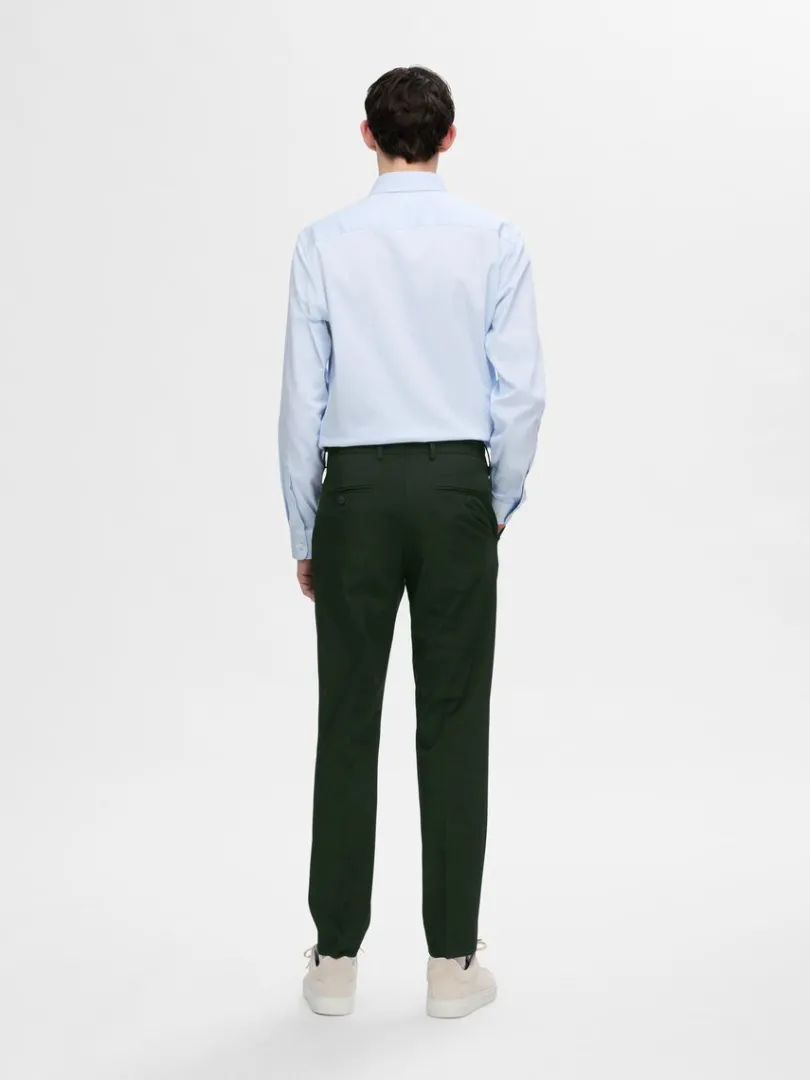 slim_fit_bukser_1.webp Bukser | Jakkesæt & Blazers>SELECTED 175 SLIM FIT BUKSER Green