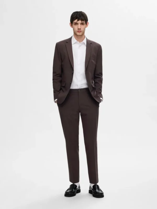 Bukser | Jakkesæt & Blazers>SELECTED 175 SLIM FIT BUKSER Brown
