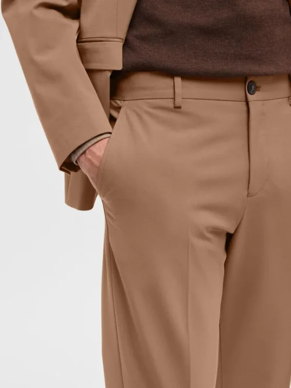 Bukser | Jakkesæt & Blazers>SELECTED 175 SLIM FIT BUKSER Brown