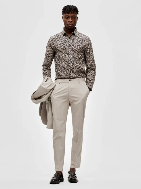 Bukser | Jakkesæt & Blazers>SELECTED 175 SLIM FIT BUKSER Beige