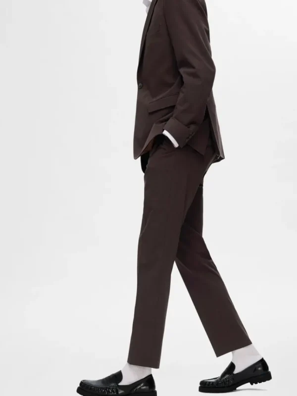 Bukser | Jakkesæt & Blazers>SELECTED 175 SLIM FIT BUKSER Brown