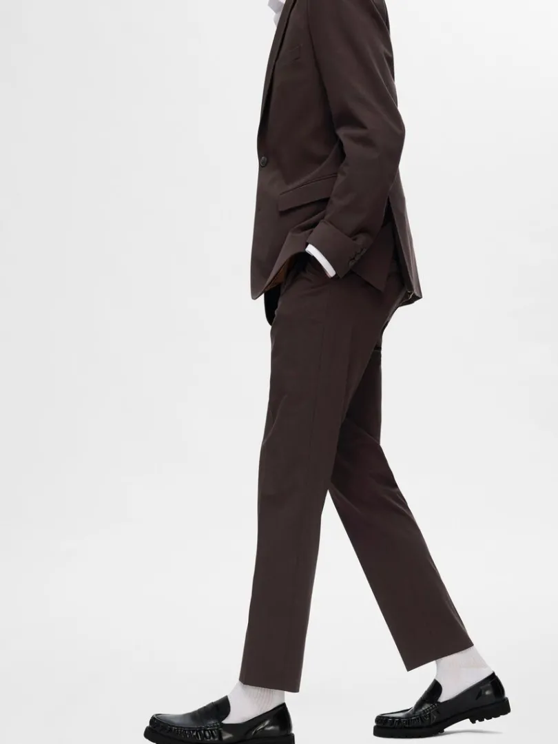 slim_fit_bukser_3-1.webp Bukser | Jakkesæt & Blazers>SELECTED 175 SLIM FIT BUKSER Brown