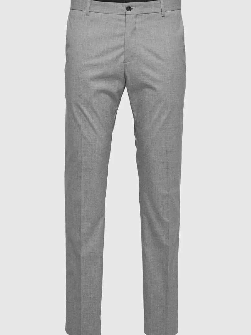 slim_fit_bukser_4-9.webp Bukser | Jakkesæt & Blazers>SELECTED SLIM FIT BUKSER Grey