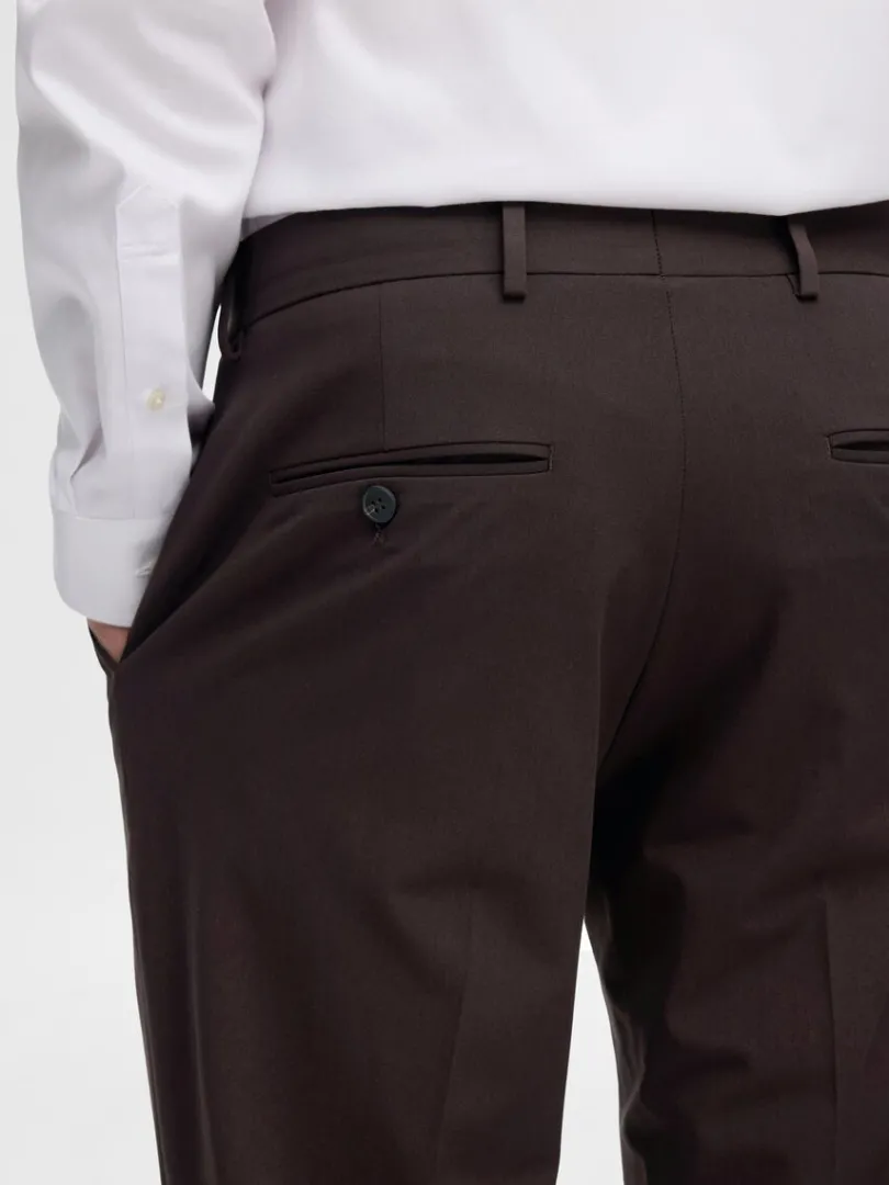 slim_fit_bukser_5-1.webp Bukser | Jakkesæt & Blazers>SELECTED 175 SLIM FIT BUKSER Brown