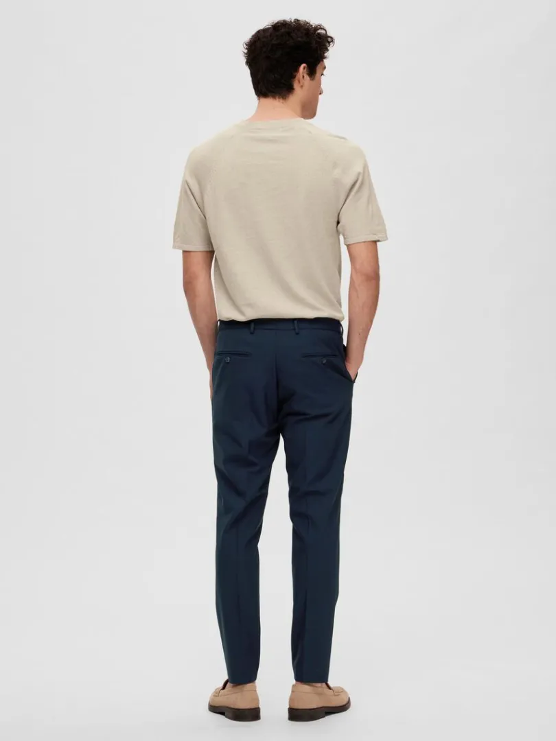 slim_fit_bukser_5-12.webp Bukser | Jakkesæt & Blazers>SELECTED 175 SLIM FIT BUKSER Blue