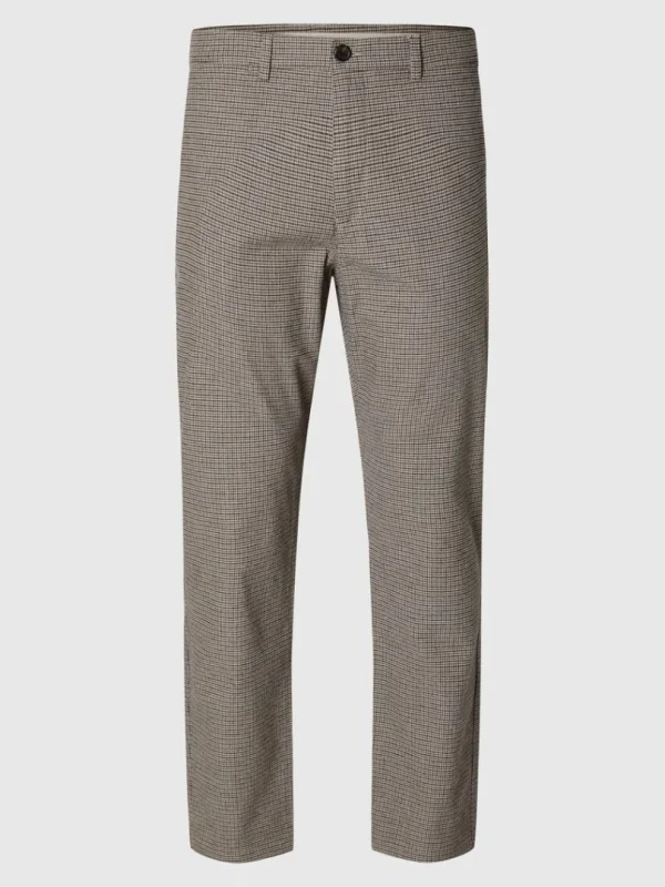Bukser>SELECTED 175 SLIM FIT CHINOS Brown