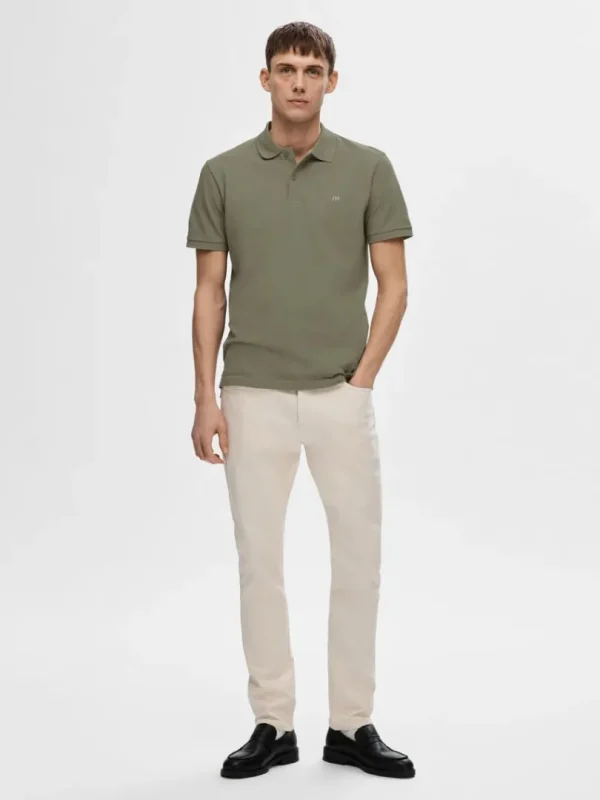 Jeans>SELECTED 175 SLIM FIT CREAM JEANS Beige