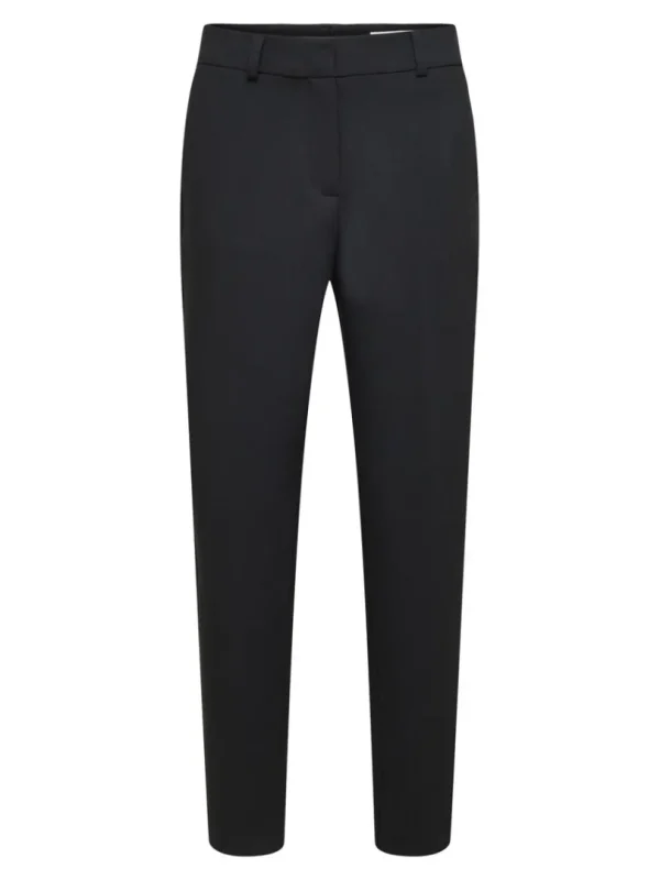 Bukser | Jakkesæt & Blazers>SELECTED SLIM FIT CROPPED BUKSER Black