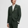 Jakkesæt & Blazers>SELECTED SLIM FIT ENKELTRADET BLAZER Green