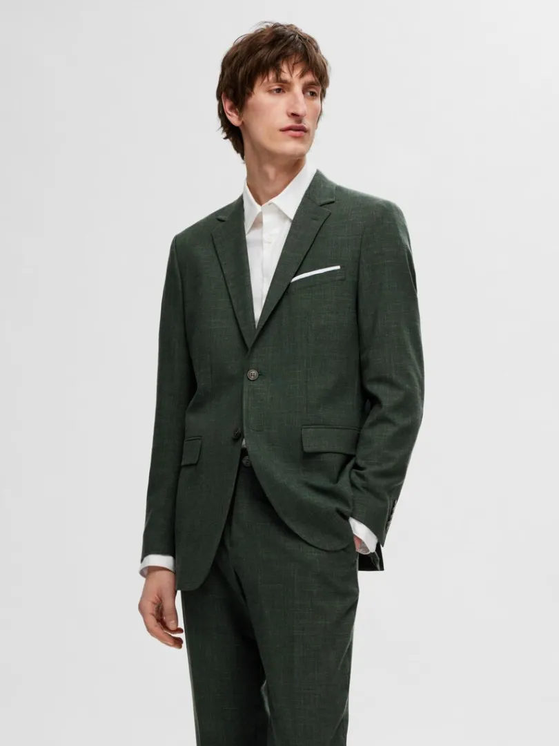 slim_fit_enkeltradet_blaz_0-2.webp Jakkesæt & Blazers>SELECTED SLIM FIT ENKELTRADET BLAZER Green
