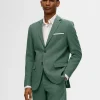 Jakkesæt & Blazers>SELECTED SLIM FIT ENKELTRADET BLAZER Green