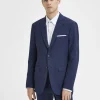 Jakkesæt & Blazers>SELECTED SLIM FIT ENKELTRADET BLAZER Blue
