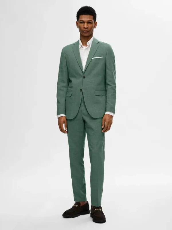 Jakkesæt & Blazers>SELECTED SLIM FIT ENKELTRADET BLAZER Green