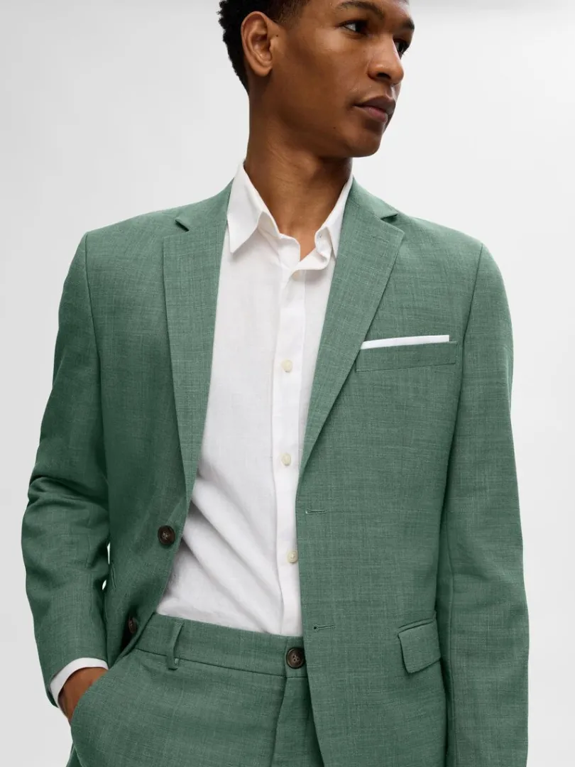 slim_fit_enkeltradet_blaz_3-3.webp Jakkesæt & Blazers>SELECTED SLIM FIT ENKELTRADET BLAZER Green