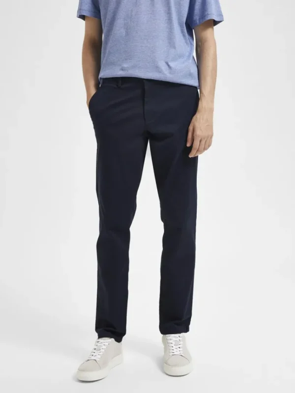 Bukser>SELECTED 175 SLIM FIT FLEX CHINOS Blue