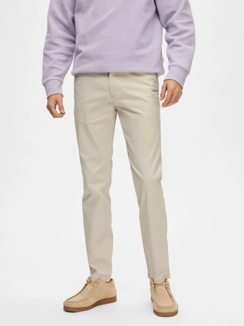 slim_fit_flex_chinos_0-9.webp Bukser>SELECTED 175 SLIM FIT FLEX CHINOS Beige