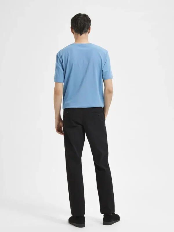 Bukser>SELECTED 175 SLIM FIT FLEX CHINOS Black