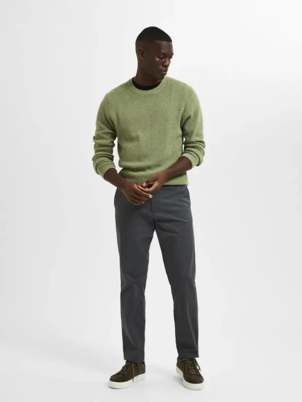 Bukser>SELECTED 175 SLIM FIT FLEX CHINOS Grey