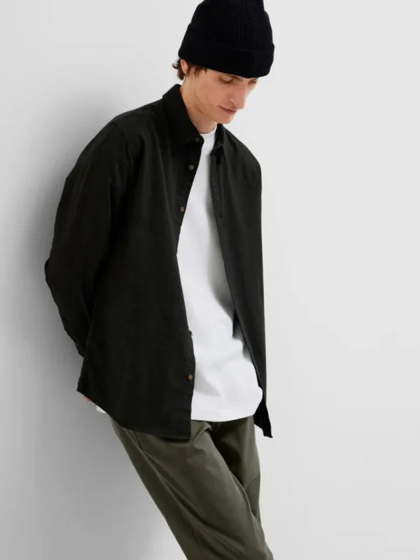 Bukser>SELECTED 175 SLIM FIT FLEX CHINOS Green