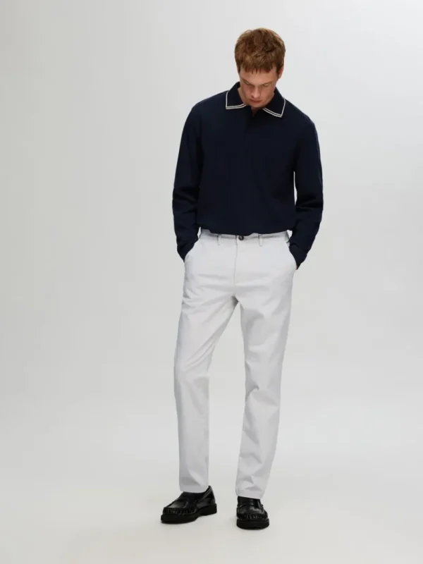 Bukser>SELECTED 175 SLIM FIT FLEX CHINOS Grey