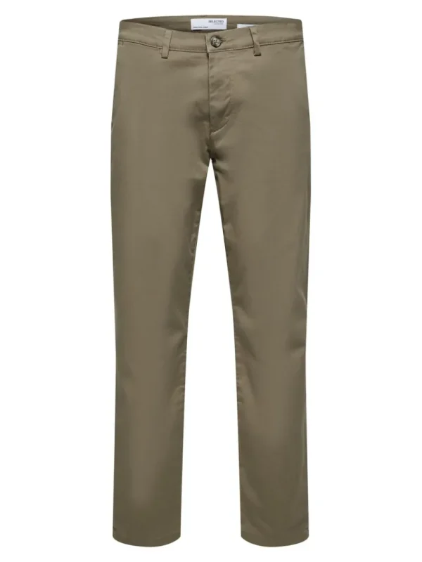 Bukser>SELECTED 175 SLIM FIT FLEX CHINOS Brown